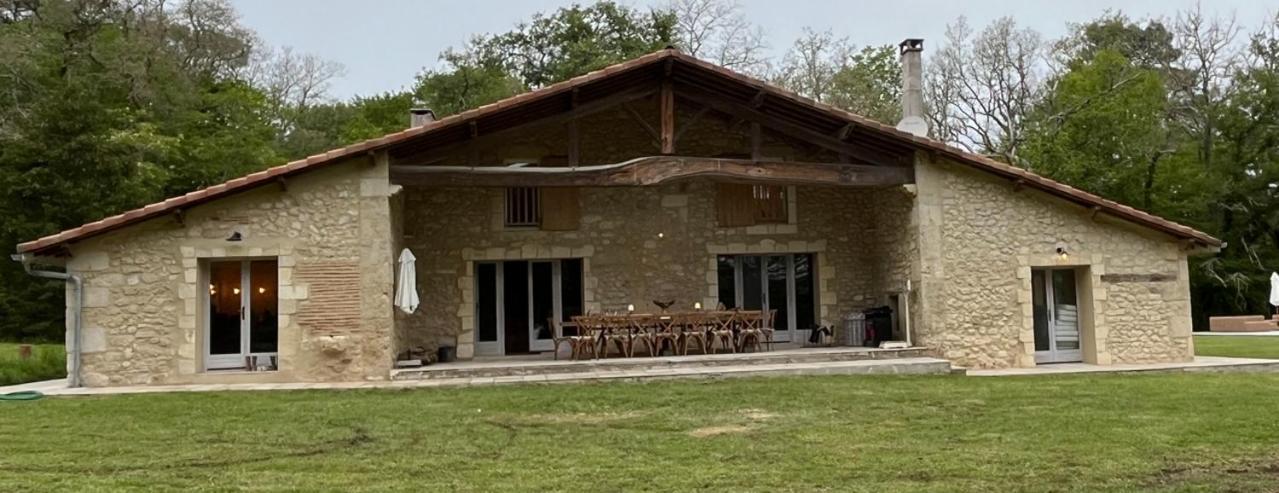 Villa La Cheneraie De Tomelou - Belle Propriete Avec Piscine Chauffee Et Gardien Grignols  Exterior foto