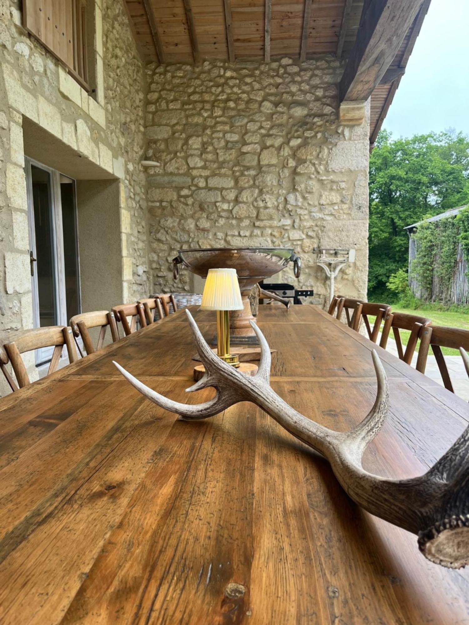 Villa La Cheneraie De Tomelou - Belle Propriete Avec Piscine Chauffee Et Gardien Grignols  Exterior foto